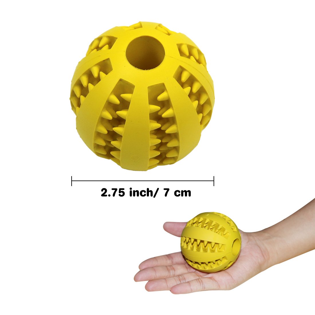 Doggykingdom® Tooth Cleaning Chew Dog Ball & Toy