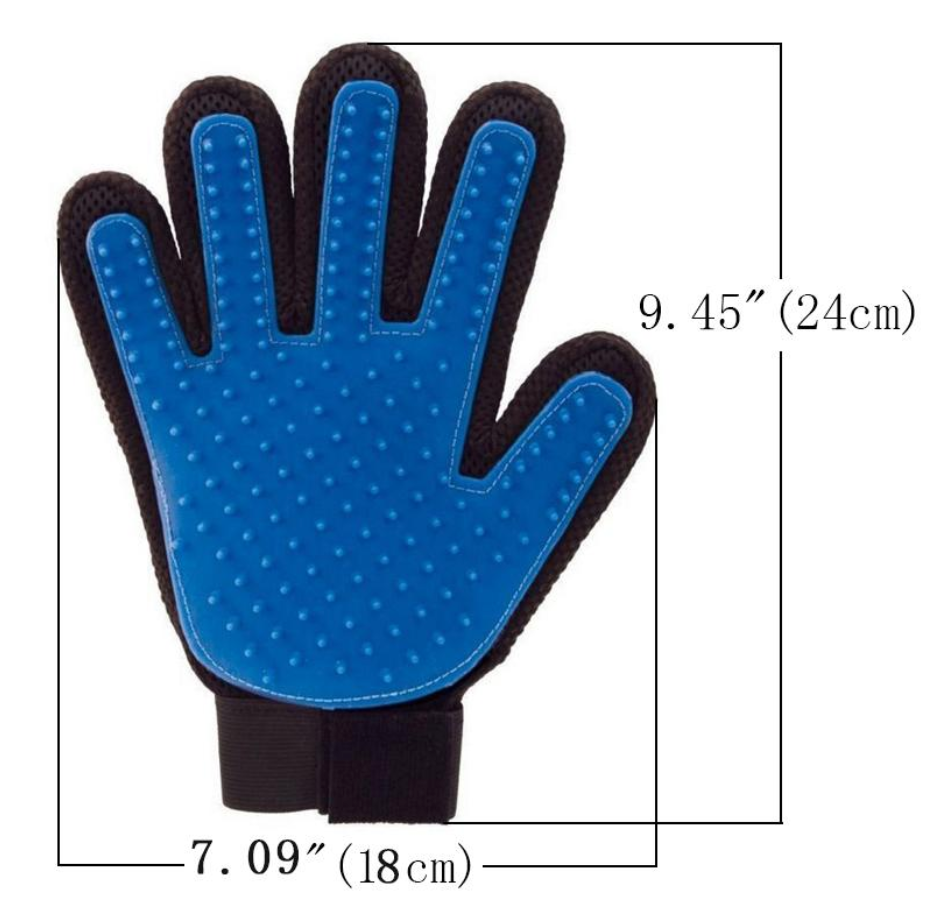 Gentle Deshedding Dog Brush Glove