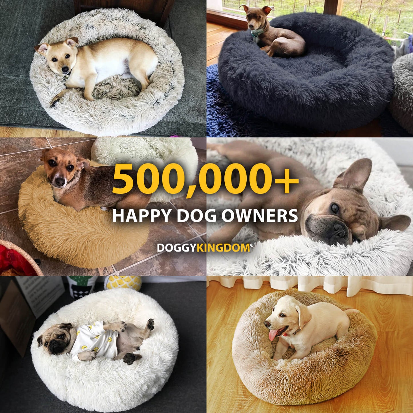 Plush Cuddler Pillow Bed