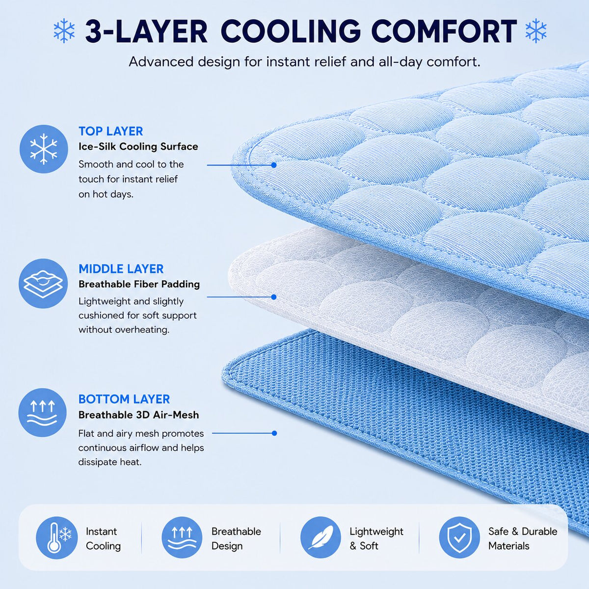 Summer Cooling Mat & Sleeping Pad