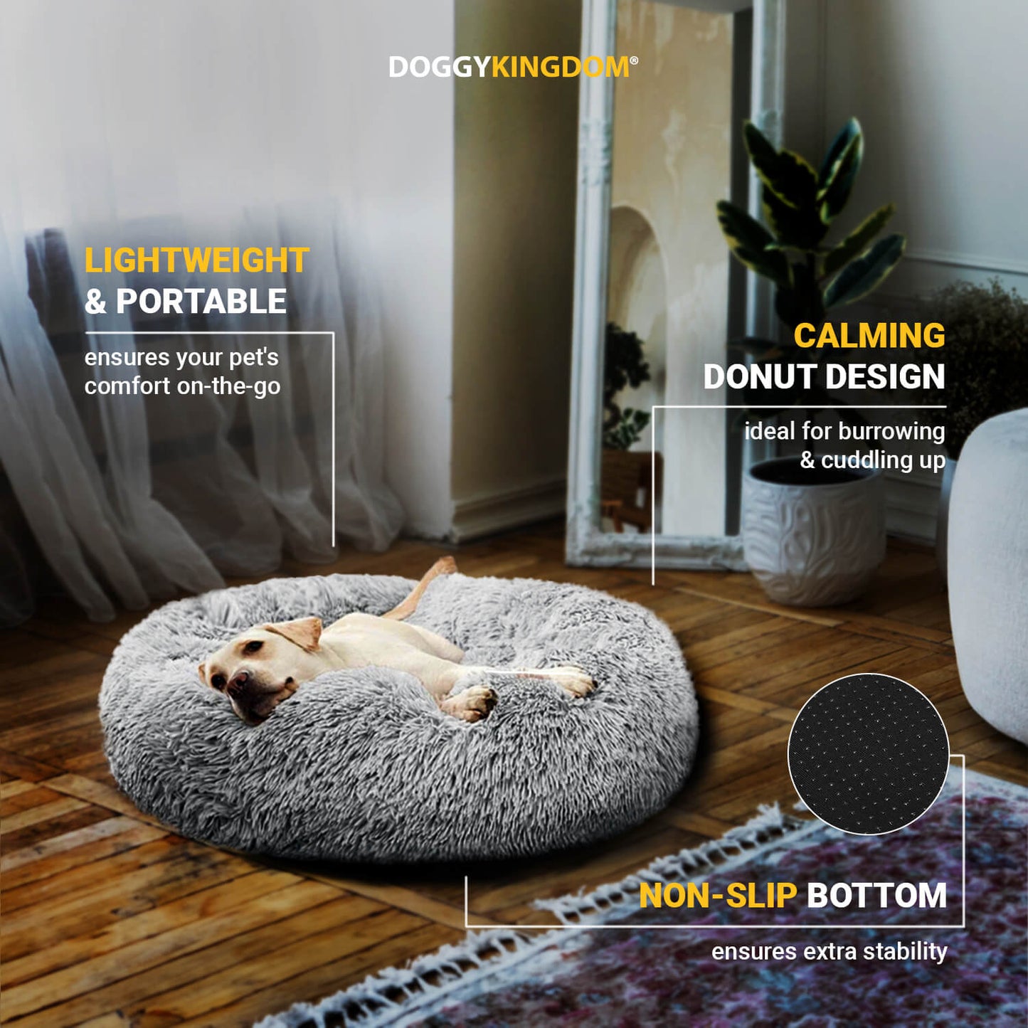 Plush Cuddler Pillow Bed