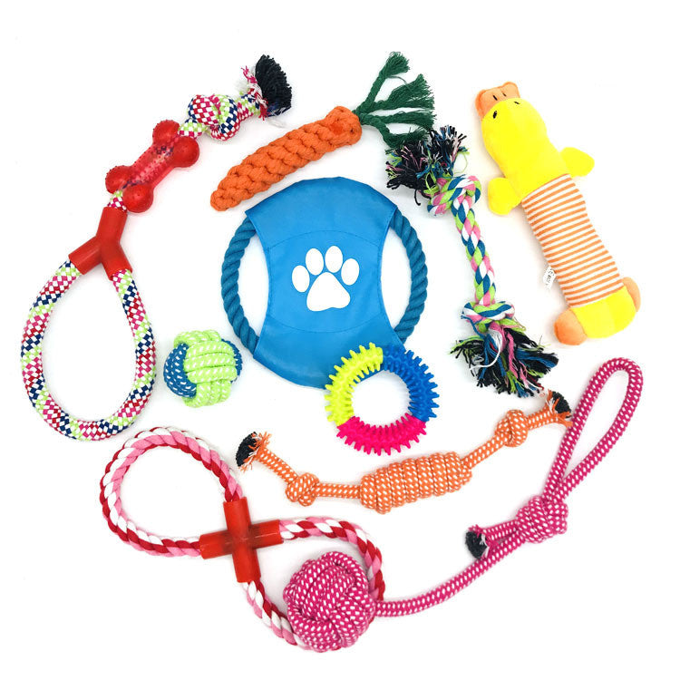 10 Piece Dog Toy Bundle (for Aggressive Chewers)