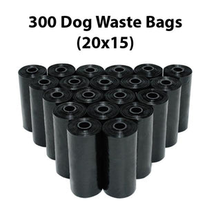 Dog Waste Bags + Dispenser and Leash Clip