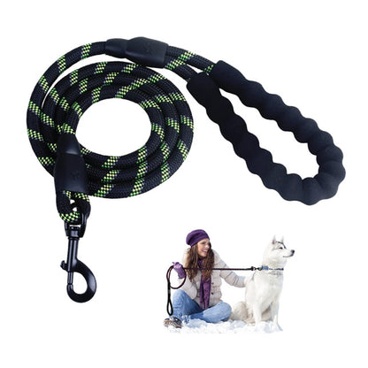 Premium Quality Nylon Reflective Dog Leash by Doggykingdom®