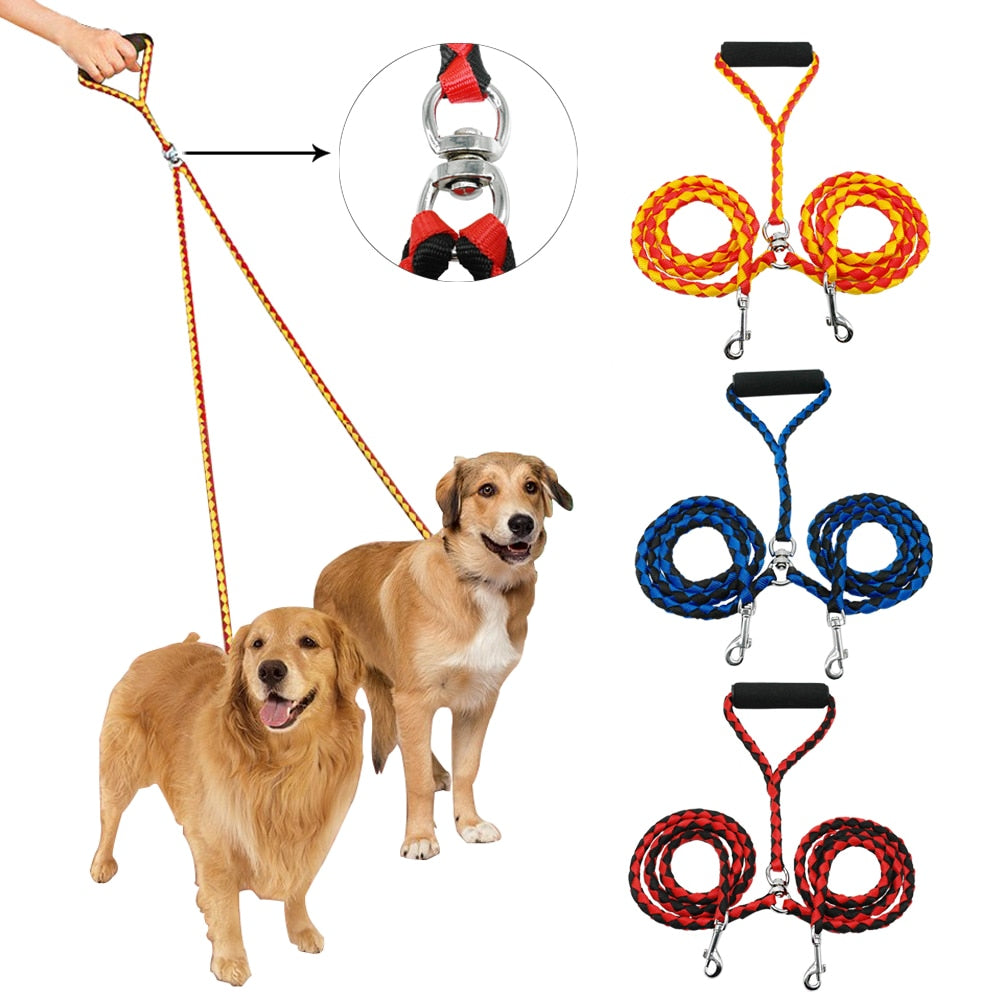 Power Double Leash 2 in 1 Dog Leash
