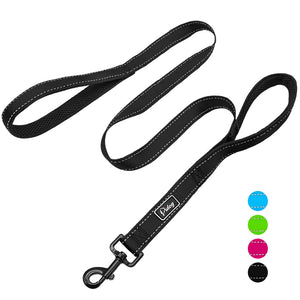 Double Handle Heavy Duty Dog Leash for Control/Safety/Training by Doggykingdom®